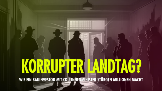 “Ein Finanzskandal mit Ansage” – Die Affäre um den korrupten Investor und den Brandenburger Landtag