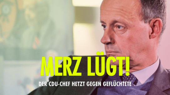Merz dreist: CDU-Chef hetzt mit Lügen gegen Geflüchtete auf